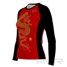 FMR Women's Princess Red Long Sleeve Running Shirt