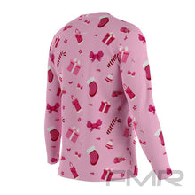 FMR Men's Pink Christmas Long Sleeve Shirt