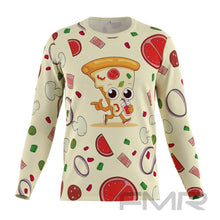 FMR Men's Pizza Long Sleeve Running Shirt