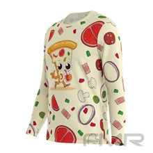 FMR Men's Pizza Long Sleeve Running Shirt