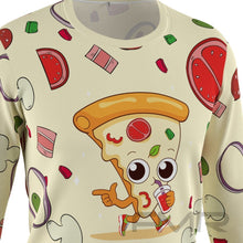 FMR Men's Pizza Long Sleeve Running Shirt