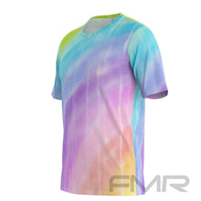FMR Men's Rainbow Short Sleeve Running Shirt