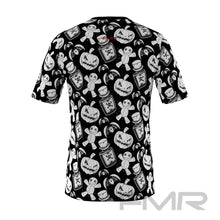 FMR Men's Scary Print Short Sleeve Running Shirt