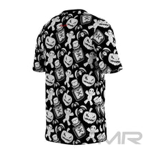 FMR Men's Scary Print Short Sleeve Running Shirt