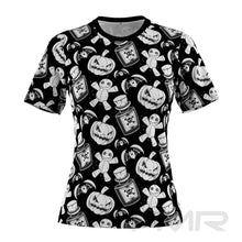 FMR Women's Scary Print Short Sleeve Running Shirt