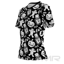 FMR Women's Scary Print Short Sleeve Running Shirt