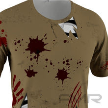 FMR Men's Skeleton Short Sleeve Running Shirt