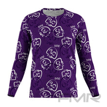 FMR Men's Skull Long Sleeve Running Shirt