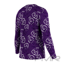 FMR Men's Skull Long Sleeve Running Shirt