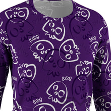 FMR Men's Skull Long Sleeve Running Shirt