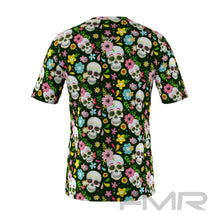 FMR Men's Skull Print Short Sleeve Running Shirt