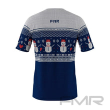FMR Men's Snowman Sweater Technical Short Sleeve Shirt