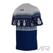 FMR Men's Snowman Sweater Technical Short Sleeve Shirt