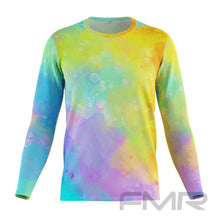 FMR Men's Watercolor Long Sleeve Running Shirt