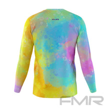 FMR Men's Watercolor Long Sleeve Running Shirt