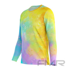 FMR Men's Watercolor Long Sleeve Running Shirt