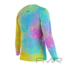 FMR Men's Watercolor Long Sleeve Running Shirt
