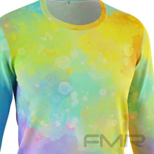 FMR Men's Watercolor Long Sleeve Running Shirt