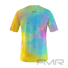 FMR Men's Watercolor Short Sleeve Running Shirt