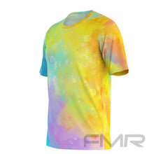 FMR Men's Watercolor Short Sleeve Running Shirt