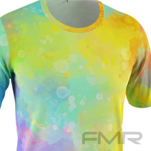 FMR Men's Watercolor Short Sleeve Running Shirt