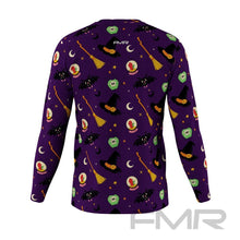 FMR Men's Witch Print Long Sleeve Running Shirt