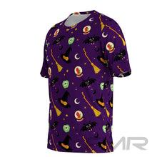FMR Men's Witch Print Short Sleeve Running Shirt