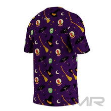 FMR Men's Witch Print Short Sleeve Running Shirt