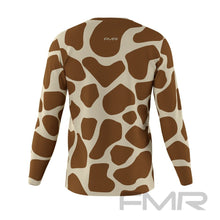 FMR Men's Giraffe Print Long Sleeve Shirt