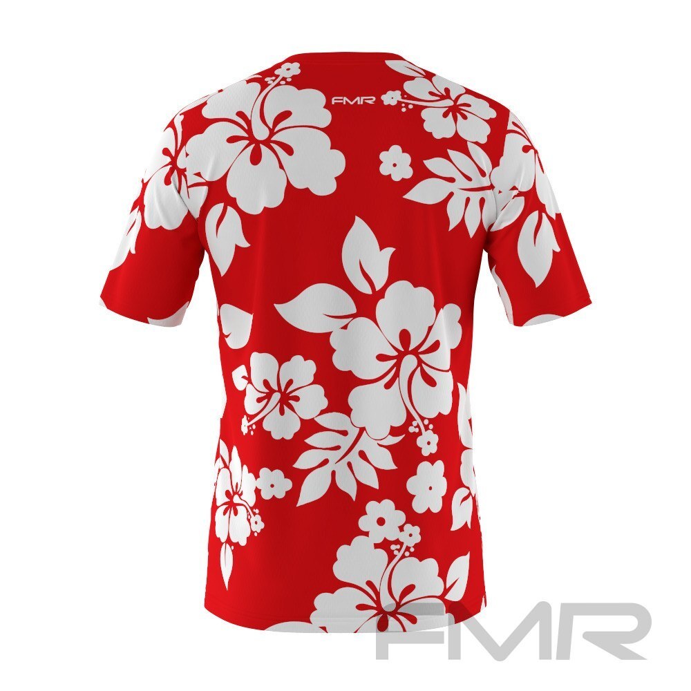 Pochy Steam Smoke Train Railway Men's Hawaiian Shirt Button Down