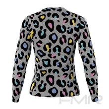 FMR Women's Leopard Print Long Sleeve Running Shirt