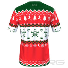 FMR Men's Ugly Christmas Sweater Short Sleeve Running Shirt