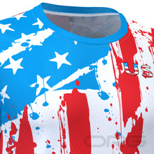 FMR Men's American Statue of Liberty Technical Short Sleeve Running Shirt