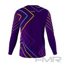 FMR Men's Neon Technical Long Sleeve Running Shirt