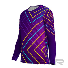 FMR Men's Neon Technical Long Sleeve Running Shirt