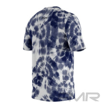 FMR Men's Shibori Tie-Dye Short Sleeve Running Shirt
