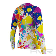 FMR Women's Color Spot Tie-dye Long Sleeve T-Shirt