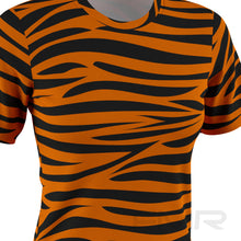 FMR Women's Tiger Print Short Sleeve Running Shirt