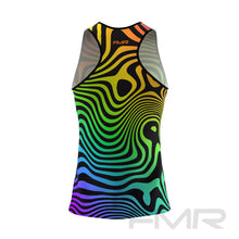 FMR Rainbow Zebra Print Women's Tank Top