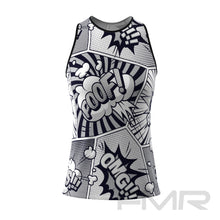 FMR Women's Black&White Comics Tank Top