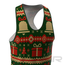 FMR Men's Green Ugly Sweater Tank Top