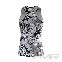 FMR Women's Black&White Comics Tank Top