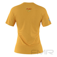 FMR Women's Princess Yellow Short Sleeve Running Shirt