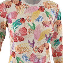 FMR Women's Botanical Print Long Sleeve Running Shirt