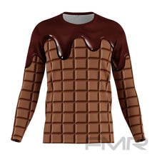 FMR Men's Chocolate Long Sleeve Running Shirt