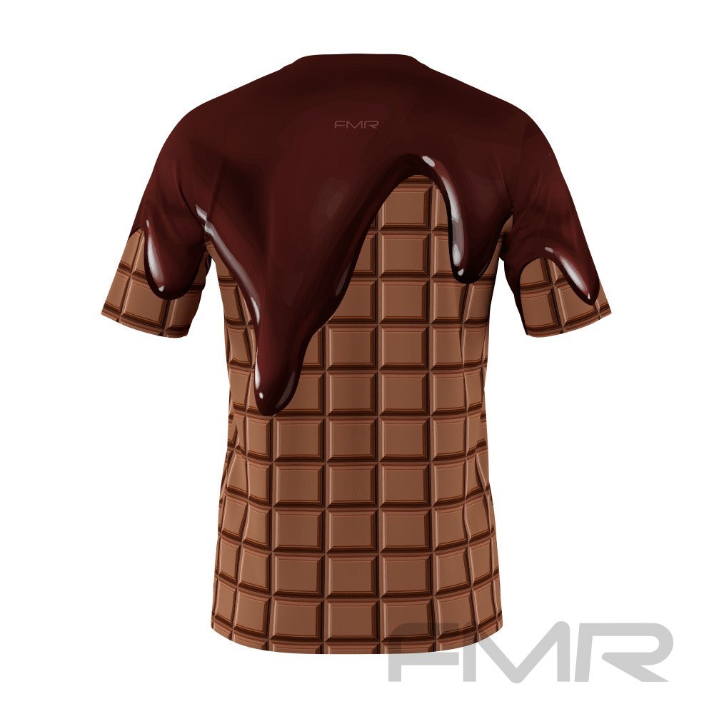 FMR Men's Chocolate Short Sleeve Running Shirt – Unique to Fun My Run