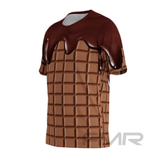 FMR Men's Chocolate Short Sleeve Running Shirt