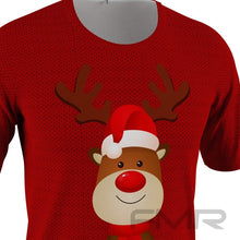 FMR Men's Deer Sweater Technical Short Sleeve Shirt