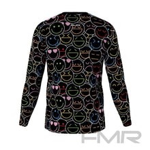 FMR Men's Emoji Print Long Sleeve Running Shirt
