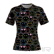 FMR Emoji Print Women's Short Sleeve T-Shirt